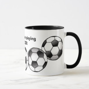 Coffee-Mok voetbalpatroonpatroon Mok
