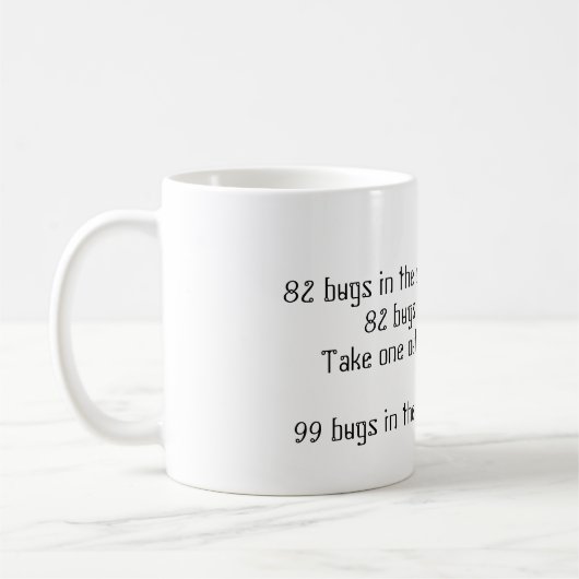 Coffee-Mok voor computerprogrammeerprogramma's Koffiemok (Links)