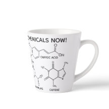Coffee Molecules Cup O' Chemicals Custom Latte