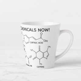 Coffee Molecules Cup O' Chemicals Custom Latte Mok