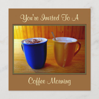 Coffee Morning Kaart