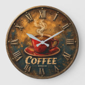 Coffee Motivation Grote Klok (Voorkant)