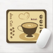 Coffee Mousepad Muismat (Met muis)