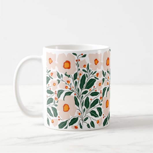 Coffee Mug  Aesthetic Flower (Gauche)