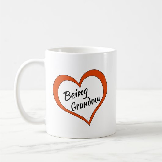 Coffee Mug Aimer Être Grand-mère (Gauche)