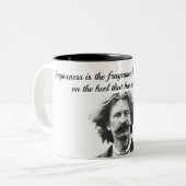 Coffee Mug avec citation de Mark Twain (Devant gauche)
