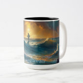 Coffee Mug Christian, "N'ayez pas peur" (Devant droit)