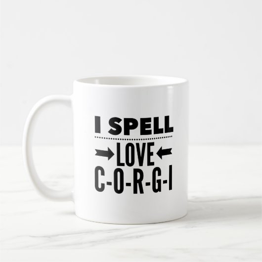 Coffee Mug de Corgi (Gauche)