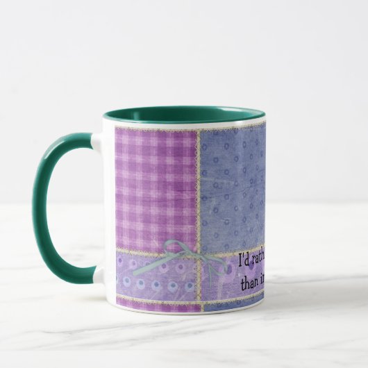 Coffee Mug de Patchwork Quilter (Gauche)