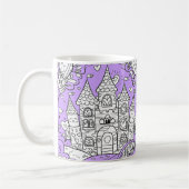 Coffee Mug Decorated with an Image of a Castle (Gauche)