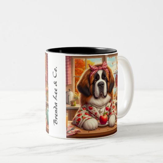 Coffee Mug Fall Saint Bernard (Devant droit)