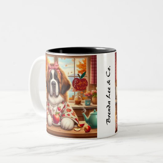 Coffee Mug Fall Saint Bernard (Devant gauche)