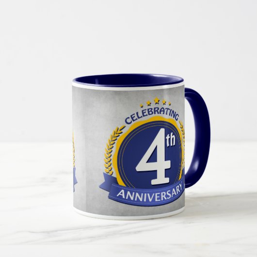 Coffee Mug fête ses 4 ans (Devant droit)