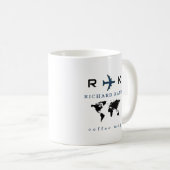 Coffee Mug for an airplane pilot (Devant droit)