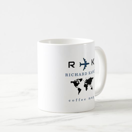 Coffee Mug for an airplane pilot (Devant droit)
