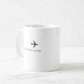 Coffee Mug for an airplane pilot Koffiemok (Voorkant links)