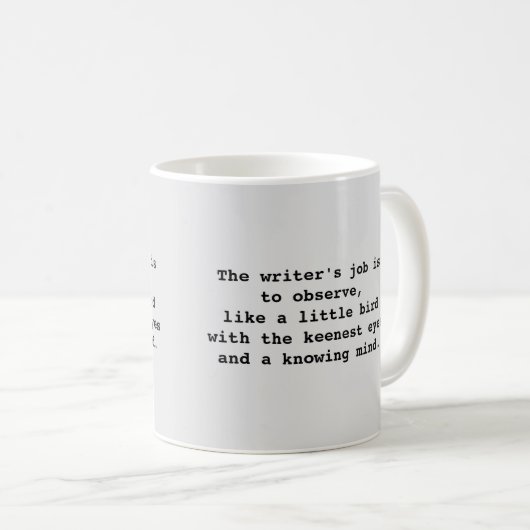 Coffee Mug for Writer (Devant droit)