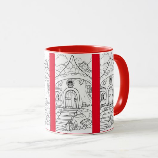 Coffee Mug maison champignion (Devant droit)