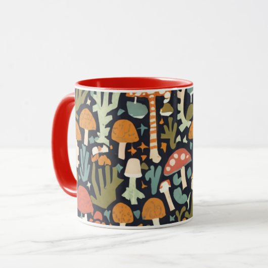 coffee mug mushrooms (Devant gauche)