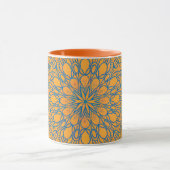coffee mug orange color (Centre)