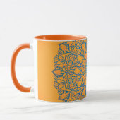 coffee mug orange color (Gauche)
