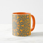 coffee mug orange color (Devant droit)