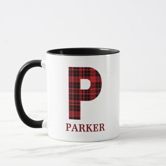 Coffee Mug P de café personnalisé (Gauche)