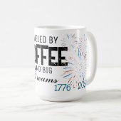 Coffee Mug Patriotic 4th of July Custom Name (Devant droit)