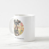 Coffee Mug – Peace Love Schnauzer Dog Mug (Devant gauche)