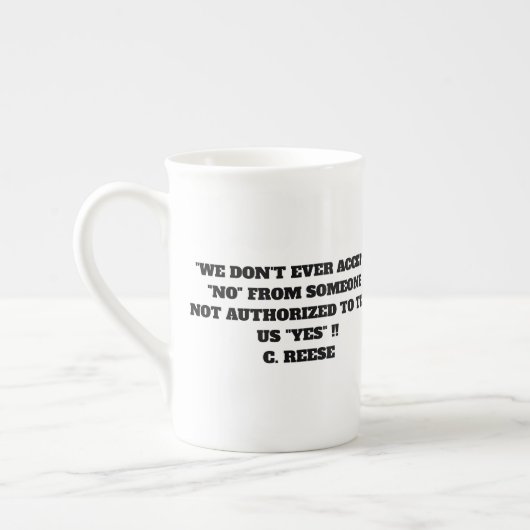 COFFEE MUG PORSELEIN KOP (Links)
