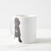 Coffee Mug – Portuguese Water Dog Puppy  (Devant gauche)