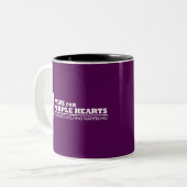 Coffee Mug - Purple w White Logo (Devant gauche)