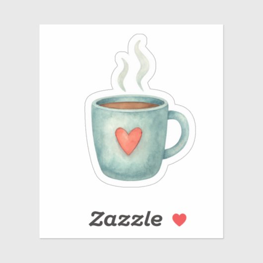 Coffee Mug  Sticker (Vel)