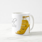 Coffee Mug Tea Cup Cendrillon Chaussures Jaunes Ci (Devant droit)