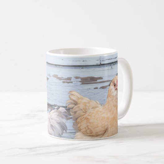 Coffee Mug Two Chickens Mug (Devant droit)