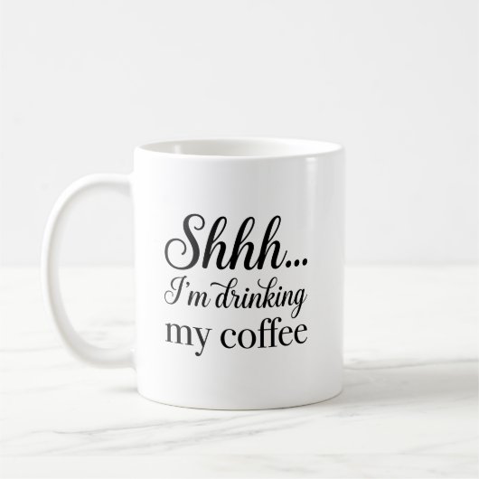 Coffee Mug Unique Gift for coffee lovers (Gauche)