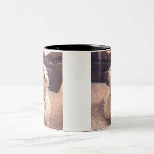 Coffee Mug –Waiting Puppy  Design (Centre)