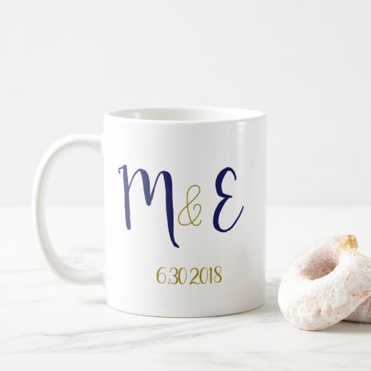 Coffee Mug Wedding Favoriser le Modèle (Avec donut)