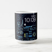 Coffee Mug with a Humorous Digital Design (Centre)