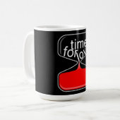 Coffee Mug with a Humorous Digital Design (Devant gauche)