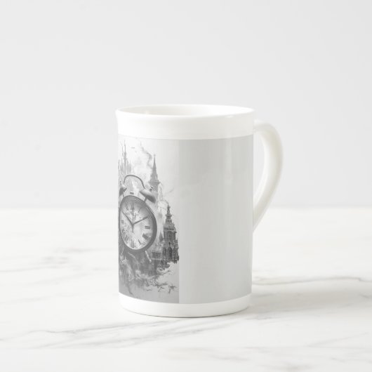 Coffee Mug with a Humorous Digital Design (Devant droit)