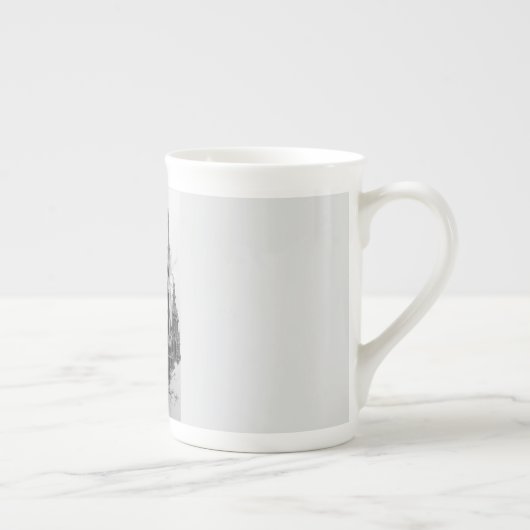 Coffee Mug with a Humorous Digital Design (Droite)