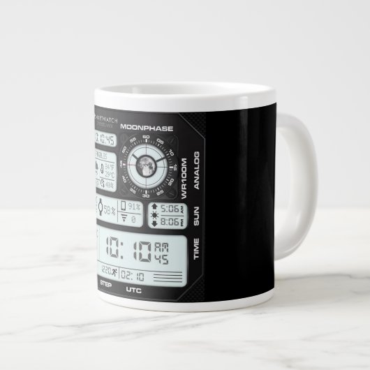Coffee Mug with a Humorous Digital Design (Devant droit)