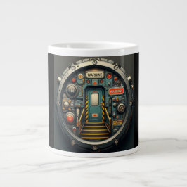 Coffee Mug with a Humorous Digital Design Extra Grote Beker