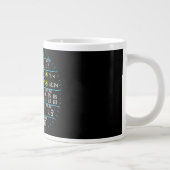Coffee Mug with a Humorous Digital Design Extra Grote Beker (Rechts)