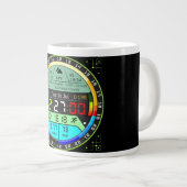 Coffee Mug with a Humorous Digital Design Extra Grote Beker (Voorkant rechts)