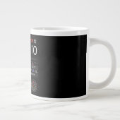 Coffee Mug with a Humorous Digital Design Extra Grote Beker (Rechts)
