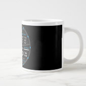 Coffee Mug with a Humorous Digital Design Extra Grote Beker (Rechts)