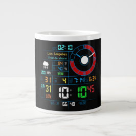 Coffee Mug with a Humorous Digital Design Extra Grote Beker