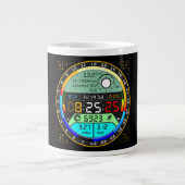 Coffee Mug with a Humorous Digital Design Extra Grote Beker (Voorkant)